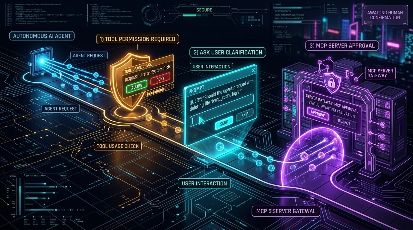 The Three Interactive Pauses in Smoke Monkey: Tool Permission, Ask User, and MCP Server Approval